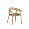 Archer B-4800 Seat Uph Back Wood