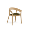 Archer B-4800 Seat Uph Back Wood