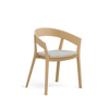 Archer B-4800 Seat Uph Back Wood