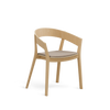 Archer B-4800 Seat Uph Back Wood