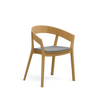 Archer B-4800 Seat Uph Back Wood