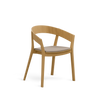 Archer B-4800 Seat Uph Back Wood