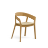 Archer B-4800 Seat Uph Back Wood