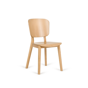 Lof A-4281 Seat Wood Back Wood