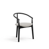 Evo B-2940 Seat Upholstered Back Wood
