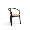 Evo B-2940 Seat Upholstered Back Wood