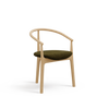 Evo B-2940 Seat Upholstered Back Wood
