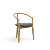 Evo B-2940 Seat Upholstered Back Wood
