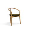 Evo B-2940 Seat Upholstered Back Wood
