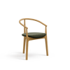 Evo B-2940 Seat Upholstered Back Wood