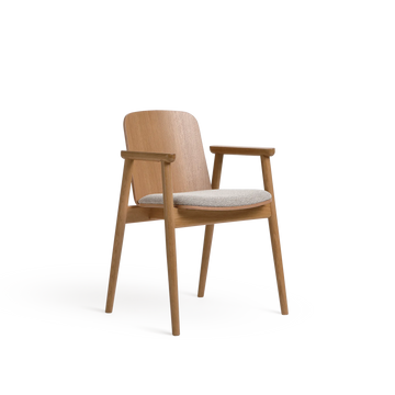 Prop B-4390 Seat Uph Back Wood