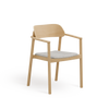 Nimm B-4590 Seat Uph Back Wood