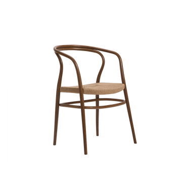 Nodo B-1404 Seat Cord Back Wood
