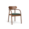 La Benda B-2960 Seat Uph Back Wood