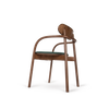 La Benda B-2960 Seat Uph Back Wood