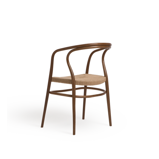 Nodo B-1404 Seat Cord Back Wood