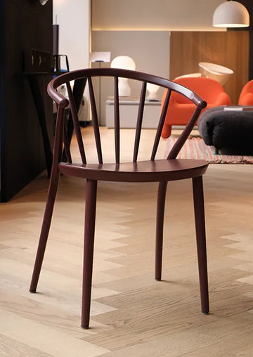 Sudoku B-9824 Seat Modern Mat Back Wood