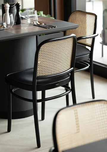 Benko A-8120 Seat Wood Back Caned
