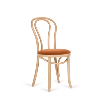 Classic A-1840 Seat Uph Back Wood