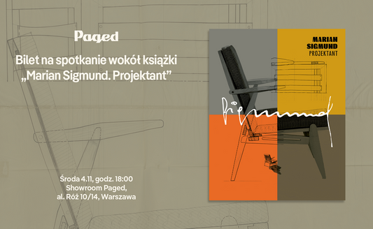 Spotkanie o książce „Marian Sigmund. Projektant”
