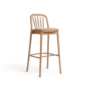 Aldo H-1070 Seat Uph Back Wood SH800